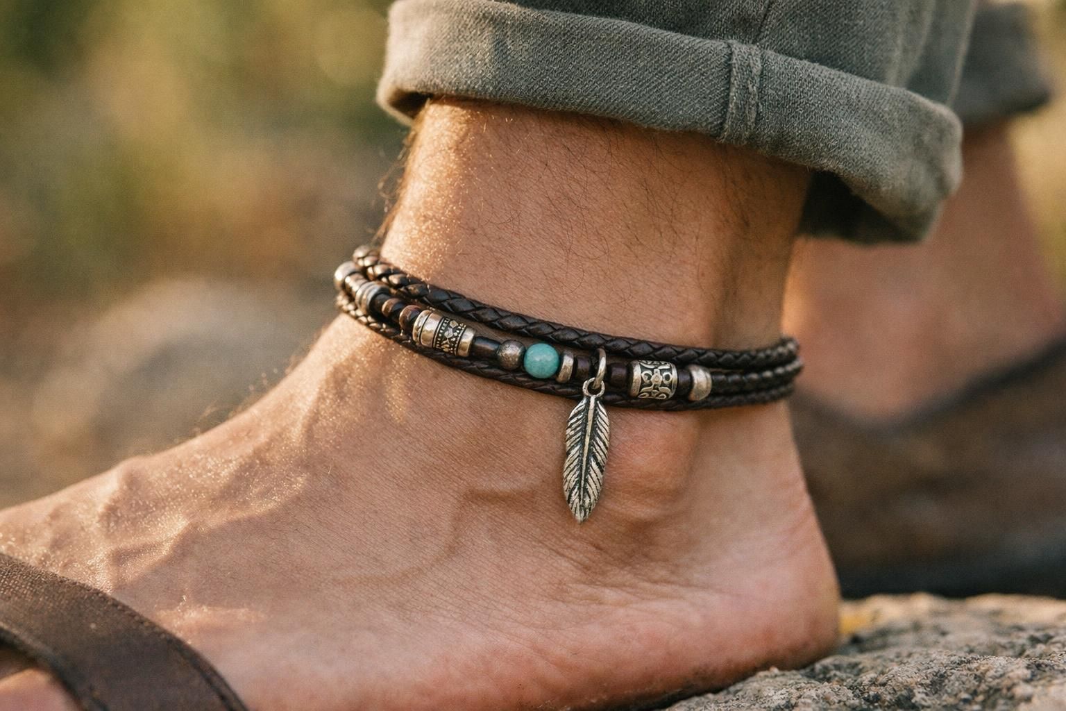 découvrez la signification du bracelet de cheville pour homme, un accessoire chargé de symboles et de style. apprenez comment le porter et ce qu'il révèle.